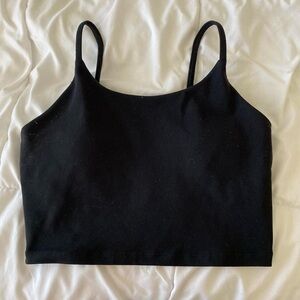 Black Crop Top, no pads